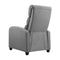 Luxury Recliner Chair Chairs Lounge Armchair Sofa Fabric Cover Grey
