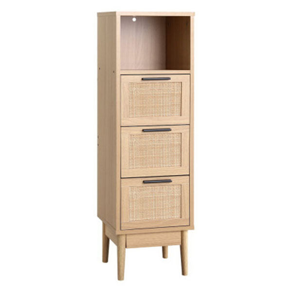 Chest Of Drawers Rattan Cabinet Storage 300X300X1035Mm