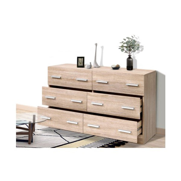 6 Chest Of Drawers Cabinet Dresser Table Tallboy Lowboy Storage Wood