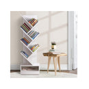 Display Shelf 7 Shelf Tree Bookshelf Book Storage Rack Bookcase