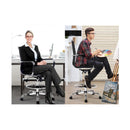 Office Chair Veer Drafting Stool Mesh Armrest Standing Desk Black