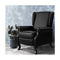 Recliner Chair Luxury Lounge Armchair Single Sofa Couch Leather Black