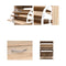 Shoe Cabinet Storage Rack 24 Pairs Organizer Shelf Cupboard Oak