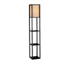 Artiss Led Floor Lamp Vintage Wood Standing Light Reading Bedroom