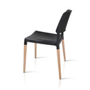 Artiss Set Of 4 Wooden Stackable Dining Chairs