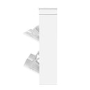 Shoe Cabinet Shoes Storage Rack White 24 Pairs 105Cm
