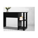 Office Computer Desk Corner Study Table Workstation L Shape Black
