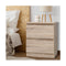 Bedside Tables Drawers Side Bedroom Furniture Nightstand Wood Lamp