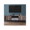Tv Cabinet Entertainment Unit Stand Storage Wooden Industrial Rustic