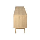 Tv Cabinet Entertainment Unit Storage Cabinets Rattan Wooden 180Cm