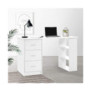 Office Computer Desk Study Table Workstation 3 Drawers Shelf 120 Cm