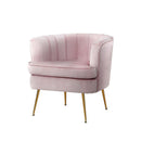 Armchair Lounge Chair Accent Chairs Velvet Couch 69X67X71Cm