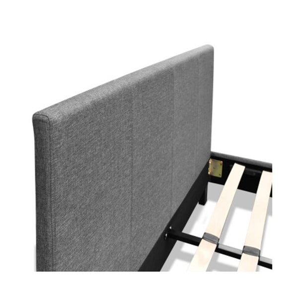 Artiss Queen Size Fabric Bed Frame Headboard Grey