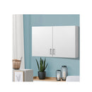 Wall Cabinet Storage Bathroom Kitchen Bedroom Cupboard Organiser White