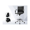 Office Chair Veer Drafting Stool Mesh Armrest Standing Desk Black