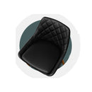 2X Kitchen Bar Stools Wooden Chairs Bentwood Barstool Leather Black