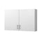 Wall Cabinet Storage Bathroom Kitchen Bedroom Cupboard Organiser White