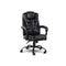 Electric Massage Office Chairs Pu Leather Recliner Black