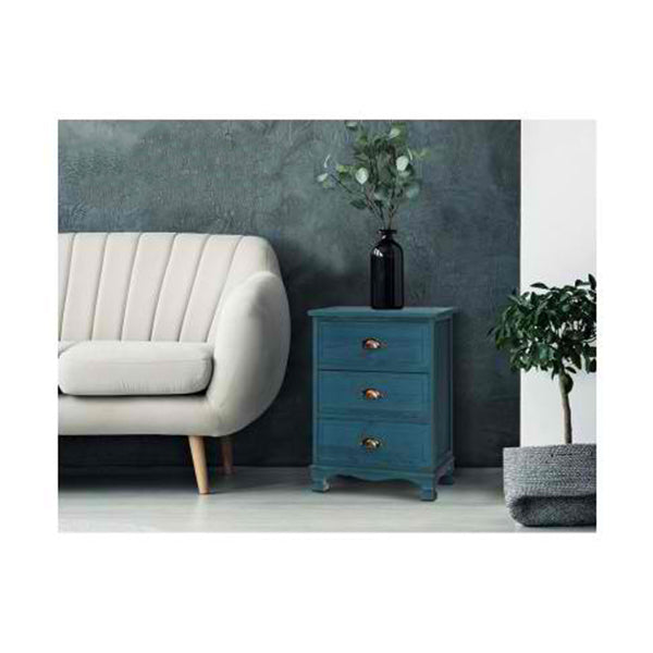 Bedside Tables Drawers Side Table Cabinet Vintage Storage Nightstand