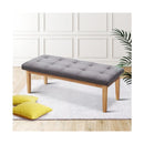 Bench Bedroom Ottoman Upholstered Fabric Chair Foot Stool 120 Cm