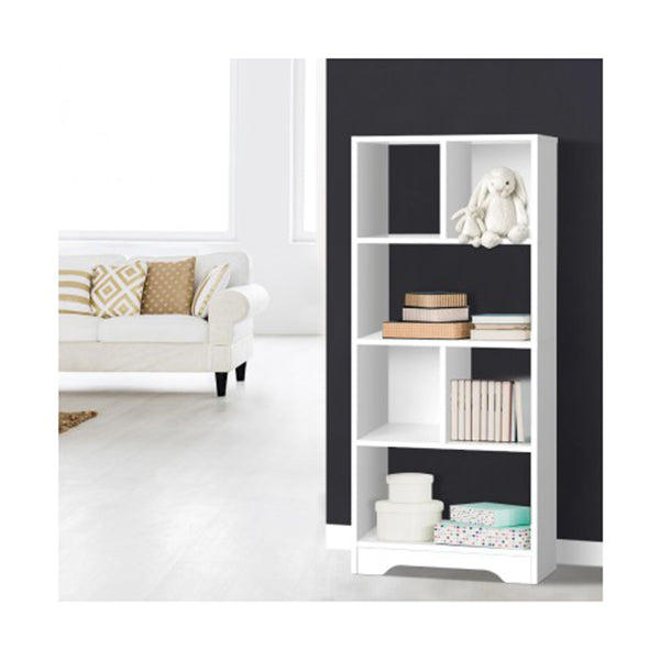 Display Shelf Bookcase Storage Cabinet Bookshelf Home Office White