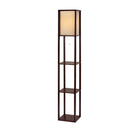 Artiss Led Floor Lamp Vintage Wood Standing Light Reading Bedroom