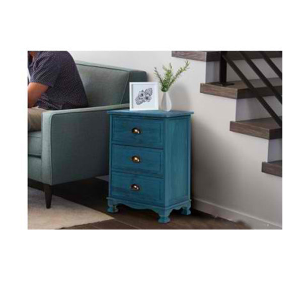 Bedside Tables Drawers Side Table Cabinet Vintage Storage Nightstand
