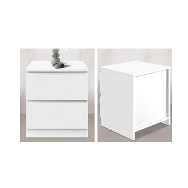 Bedside Table Cabinet Lamp Side Tables Drawers Nightstand Unit White