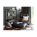 Book Shelf Display Shelves Corner Wall Wood Metal Stand Hollow Storage