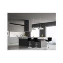 Artiss 2X Leather Bar Stools Kitchen Black Lana Gas Lift Swivel