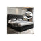 Tiyo King Size Gas Lift Bed Frame With Storage Mattress Black Leather