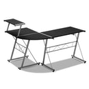 Artiss Corner Metal Pull Out Table Desk