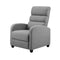 Luxury Recliner Chair Chairs Lounge Armchair Sofa Fabric Cover Grey