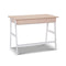 Artiss Metal Desk With Drawer White Oak Top