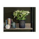 Book Shelf Display Shelves Corner Wall Wood Metal Stand Hollow Storage