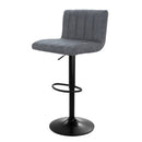 2X Kitchen Vintage Bar Stools Swivel Bar Stool Leather Gas Lift Chairs
