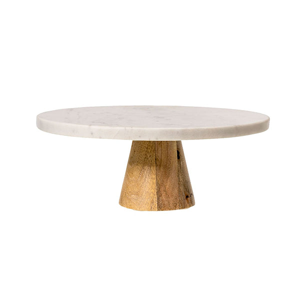 Nia Marble Cake Stand On Twine Foot