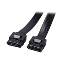 Astrotek Sata Data Cable 30Cm Black Nylon Jacket