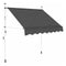 Manual Retractable Awning Fabric Anthracite