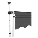 Manual Retractable Awning Fabric Anthracite