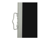 Patio Retractable Side Awning 100X500 Cm Black