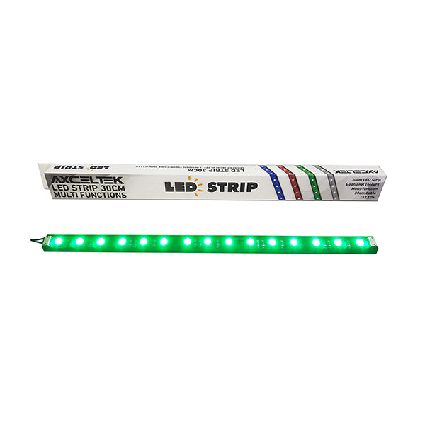 Axceltek Lsg30 Green Led Light Strip 300Mm 15X Leds