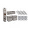 48 Piece Nursery Storage Set Cool Grey