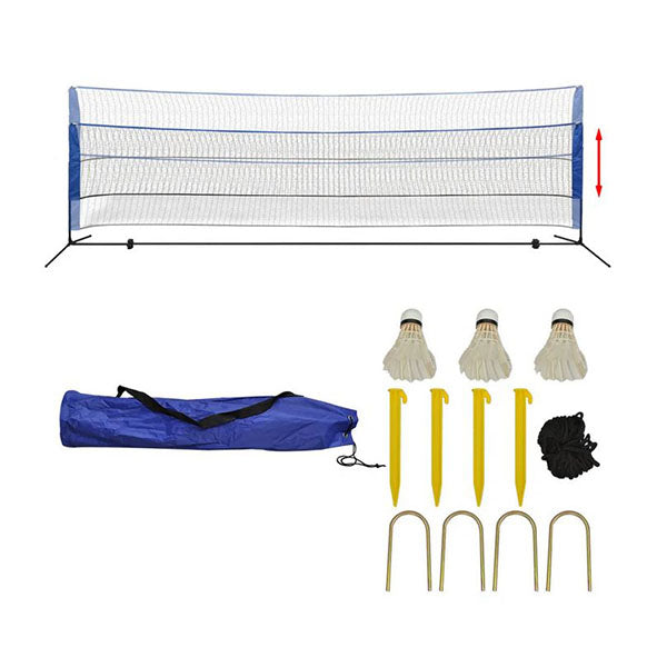 Badminton Net Set With Shuttlecocks