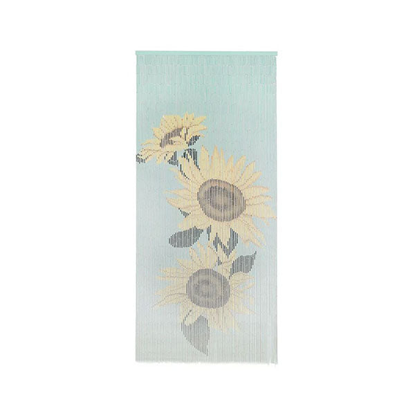 Insect Door Curtain Bamboo 90X200 Cm Sunflower Print