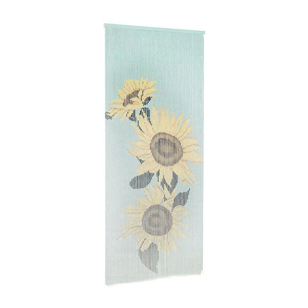 Insect Door Curtain Bamboo 90X200 Cm Sunflower Print