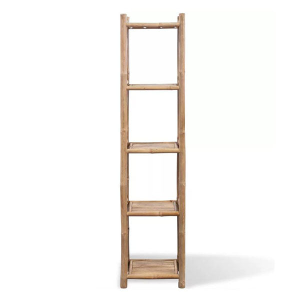 5 Tier Square Bamboo Shelf