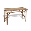 Beer Table With 2 Benches 100 Cm Bamboo