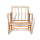 Garden Chairs 2 Pcs With Cushions And Pillows Bamboo