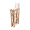 Folding Directors Chair 2 Pcs Bamboo And Canvas